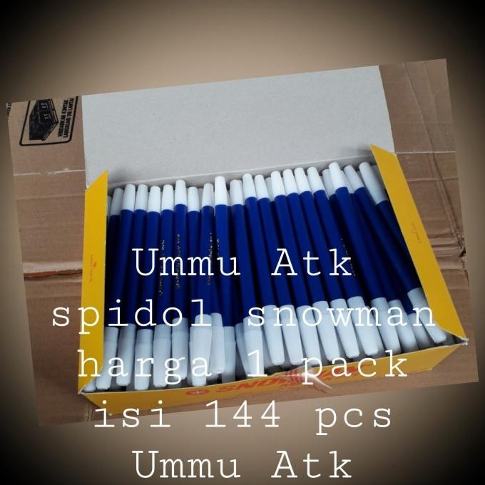 

spidol warna snowman harga untuk 144 pcs Termurah