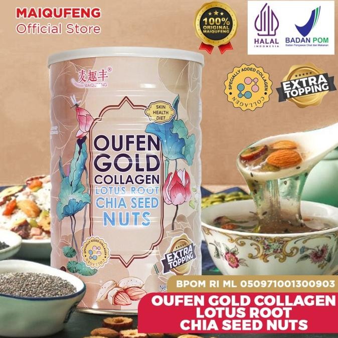 

BARU OUFEN LOTUS ROOT POWDER MAIQUFENG ORIGINAL BPOM RI _GOLD CHIASEEDS