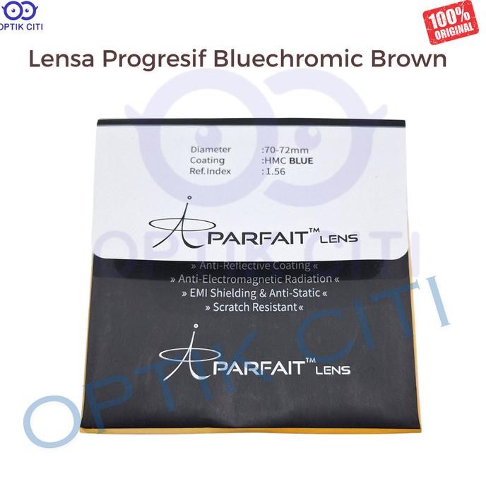 Lensa Kacamata Progresif Bluechromic Brown || Photochromic Blueray Brown Terlaris