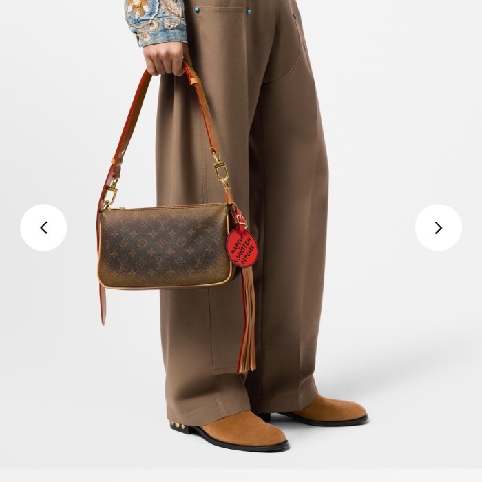 Tas sling bag Man LV Louis Vuitton Pochette Accessoire XL