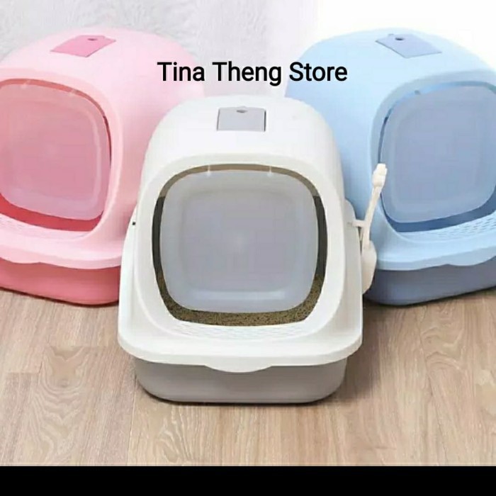 Tempat Pasir Kucing " CAT LITTER BOX OTOMATIS DOOR " Bak Pasir Kucing