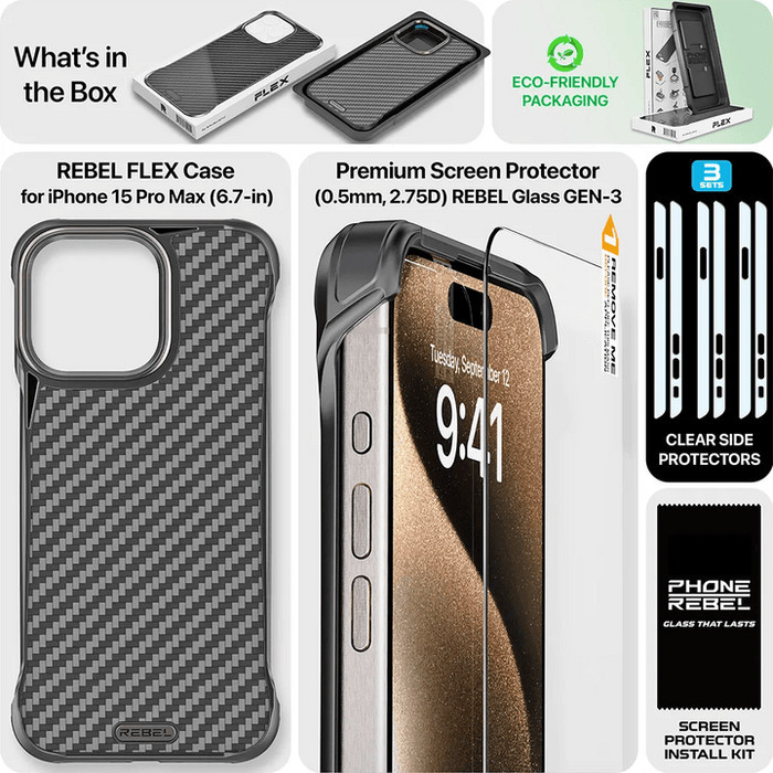 PHONE REBEL Gen5 Magsafe Case Rebel Flex for iPhone 15 ProMax