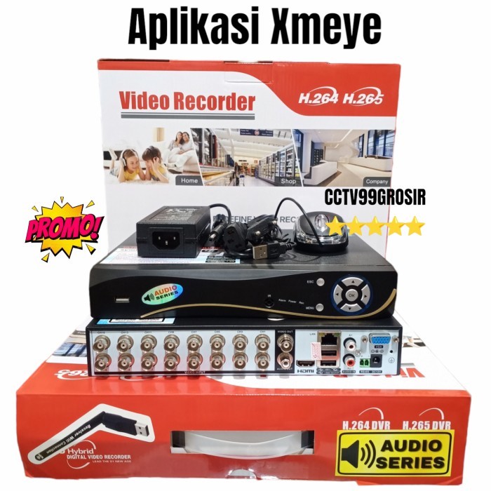 TERBARU DVR 16 Channel Xmeye Full HD / DVR 16CH Xmeye 2560P 5MP 6 IN 1 BISA GOSEND