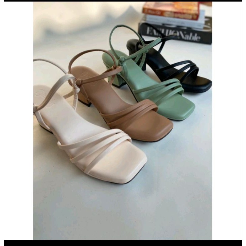 Sandal Haihils Wanita Dewasa Heels Kekinian Terbaru 2025 Sendal Hills Hak Tinggi Jinjit Wanita Hells