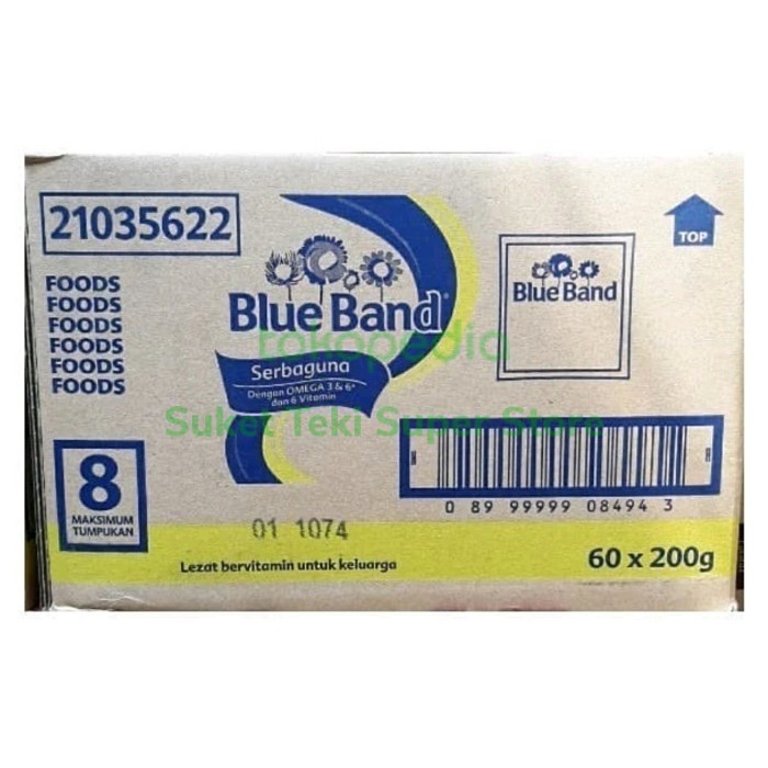 

Blue Band Serbaguna Sachet per DUS isi 200gr x 60