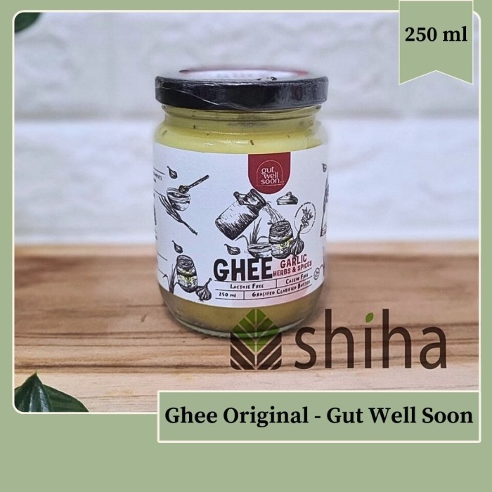 

Ghee GARLIC Grass Fed 250ml Gut Well Soon Gutwellsoon