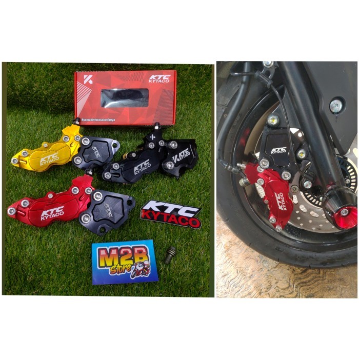 Kaliper Depan Ktc Kytaco 4 Piston Nmax Ori
