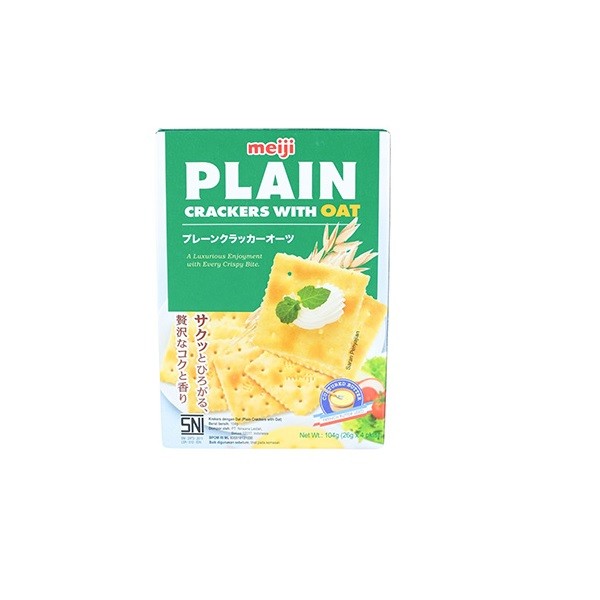 

MEIJI PLAIN CRACKERS WITH OAT 104 GR