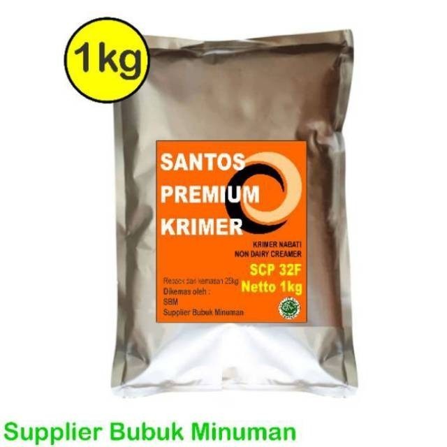

TERLARIS TERLARIS TERLARIS CREAMER SANTOS KRIMER PREMIUM NON DAIRY NDC SCP 32F REPACK 1KG MURAH!!!