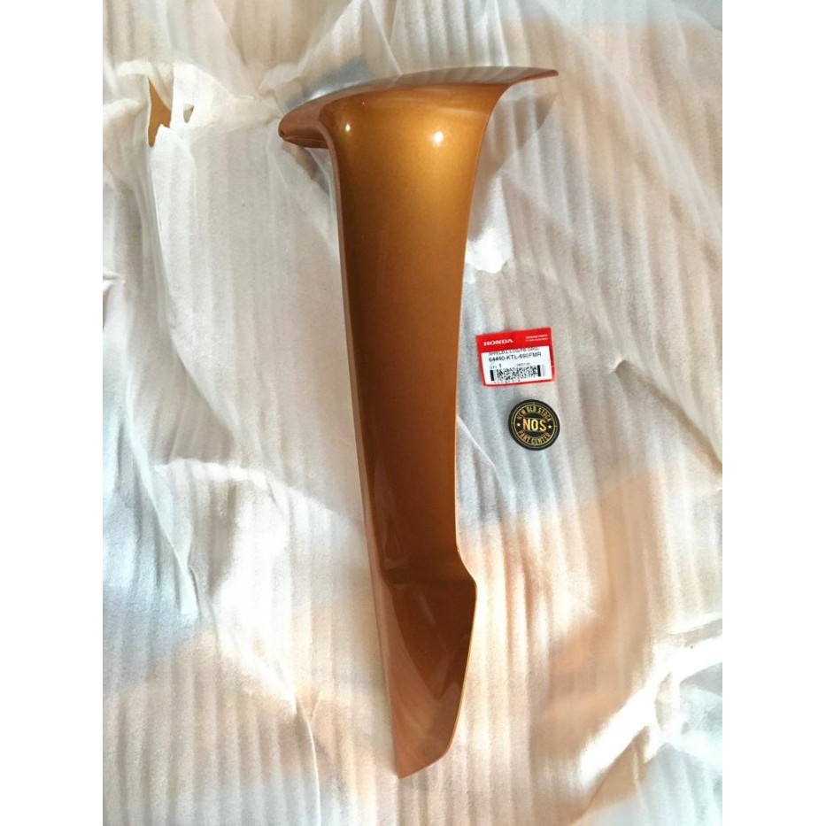 Cover Sayap Tebeng Luar Kiri Honda Supra Fit New Orange Oren Original Barang Langka