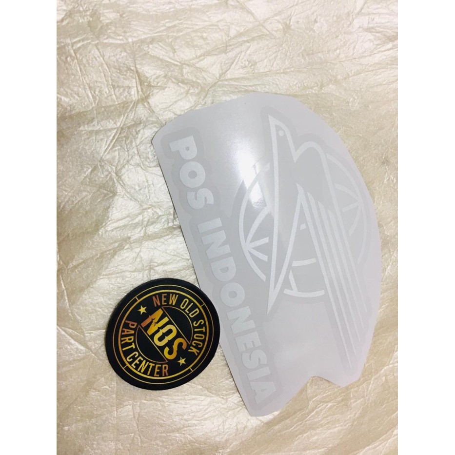Stiker Sticker Striping Logo Pos Indonesia Transparan Copy Original Barang Langka