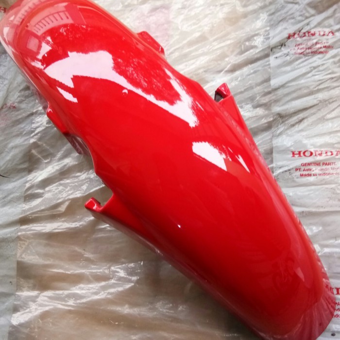 BEST SELLER SPAKBOR DEPAN FRONT FENDER TIGER LAMA 2000 MERAH FMK ORIGINAL AHM NOS