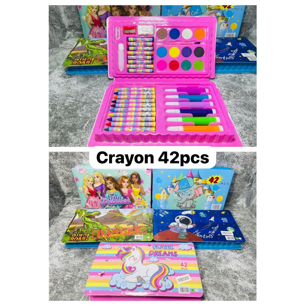 

PENSIL WARNA 150PCS - ALAT TULIS SET CRAYON COLOURING SET 150PCS ART