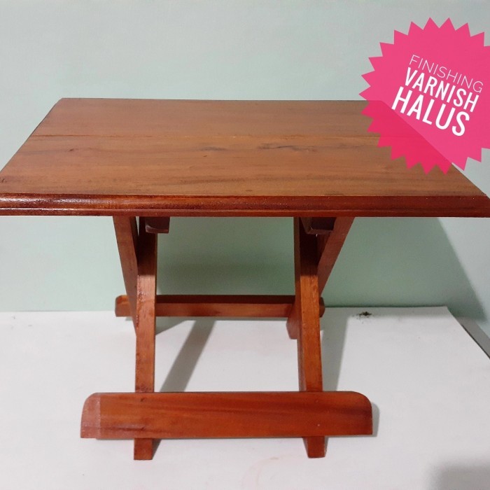 Meja Lipat Alquran - Meja Lipat Kayu - Meja Mengaji Tpa Murah