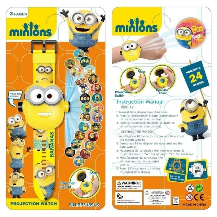 JAM TANGAN ANAK MODEL PROYEKTOR OPTIMUS DAN BUMBLEBEE TRANSFORMER