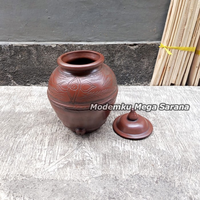 Padasan Untuk Wudhu Tempat Cuci Tangan Tanah Liat Gerabah - Ukuran 36Cm X 54Cm