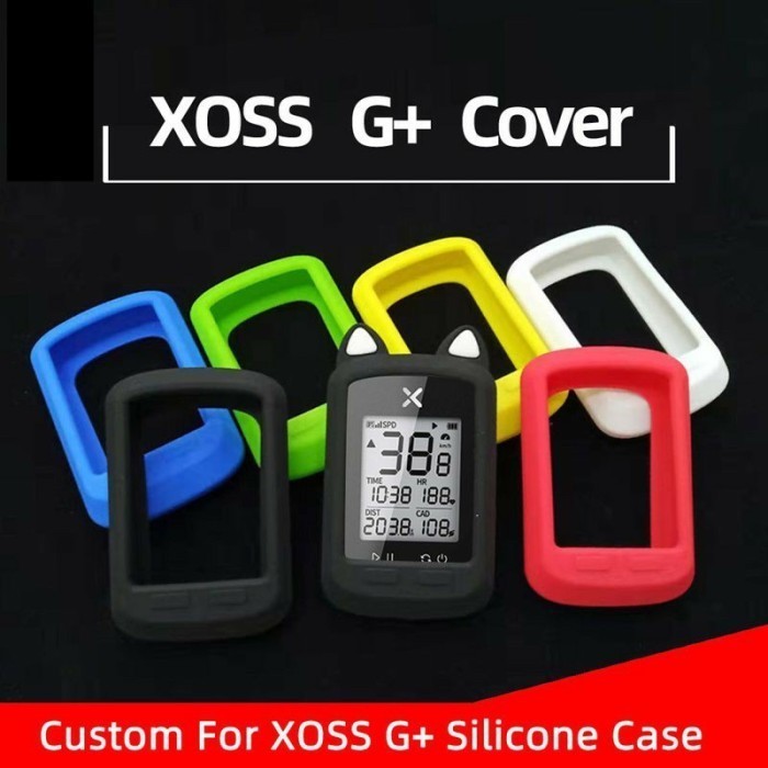 Buruan,. Paket Xoss G+ Speedometer + Silicon Case Dan Xoss Cadence Dan Xoss Hr