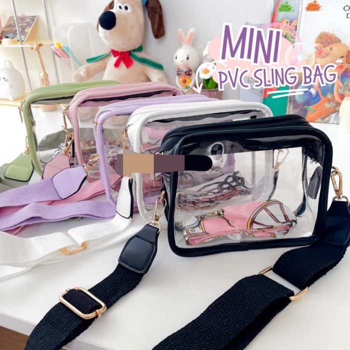 MINI PVC CONCERT SLING BAG TAS KONSER BENING