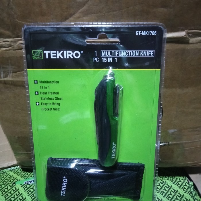 ___] pisau lipat multifungsi 15 in 1 tekiro