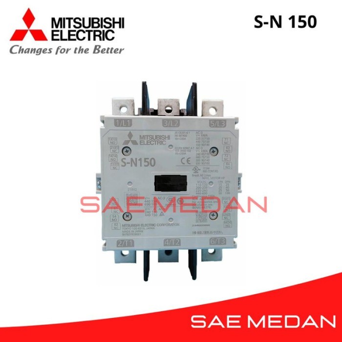 BEBAS ONGKIR - Contactor SN 150 Mitsubishi / Kontaktor SN150 / S-N150 / SN-150