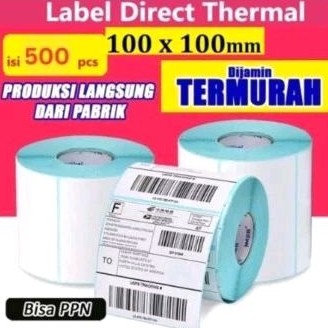 

LABEL STIKER THRMAL 100X100 ISI 500 PCS