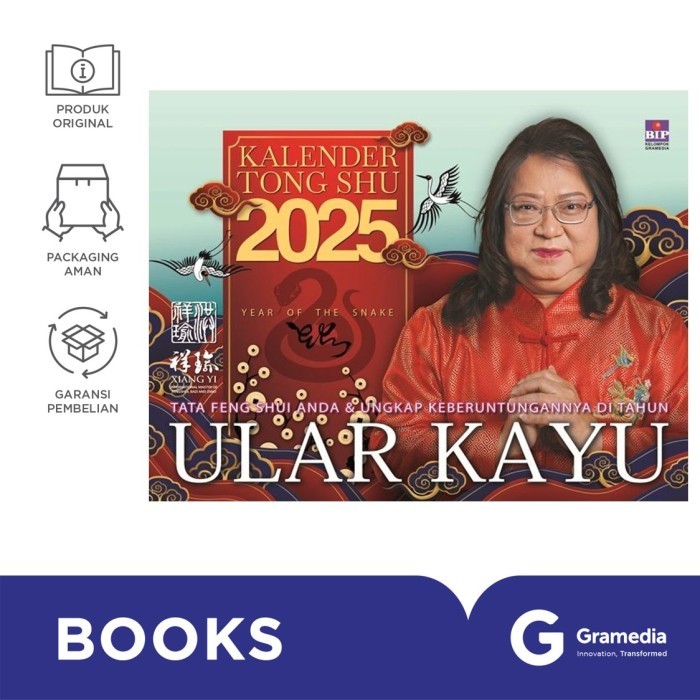 

Sale Gramedia Buku Kalender Tong Shu 2025: Ular Kayu (Xiang Yi)