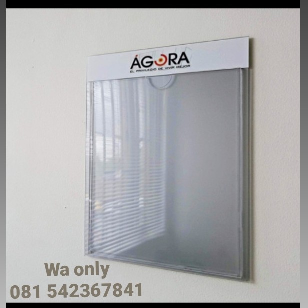 

Sale Akrilik Pengumuman Kantong Display A3 Papan Informasi Tempat Kertas