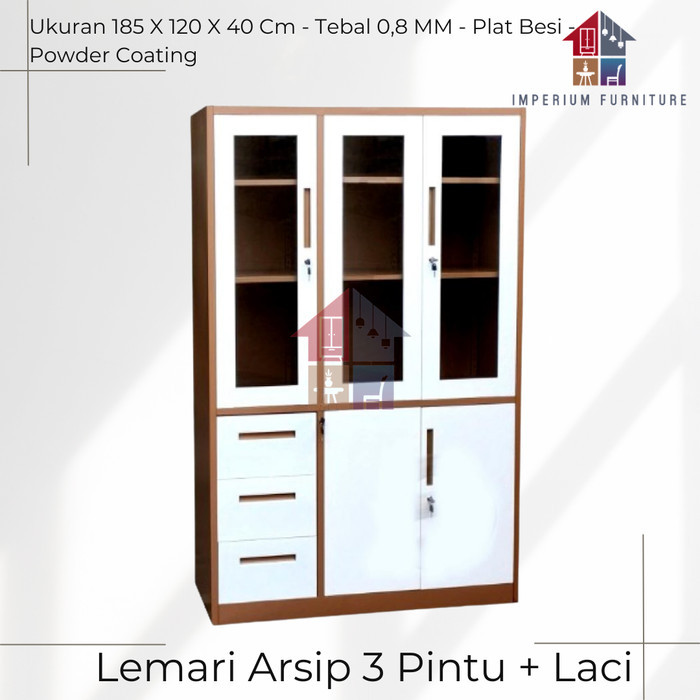 

Sale Lemari Besi 3 Pintu / Lemari Arsip / Lemari Kantor Besi / Kabinet Besi