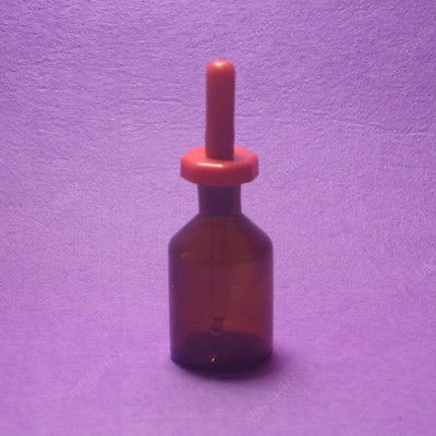 30ML AMBER GLASS DROPPER BOTTLE REAGENT BOTTLE BRAND NEW