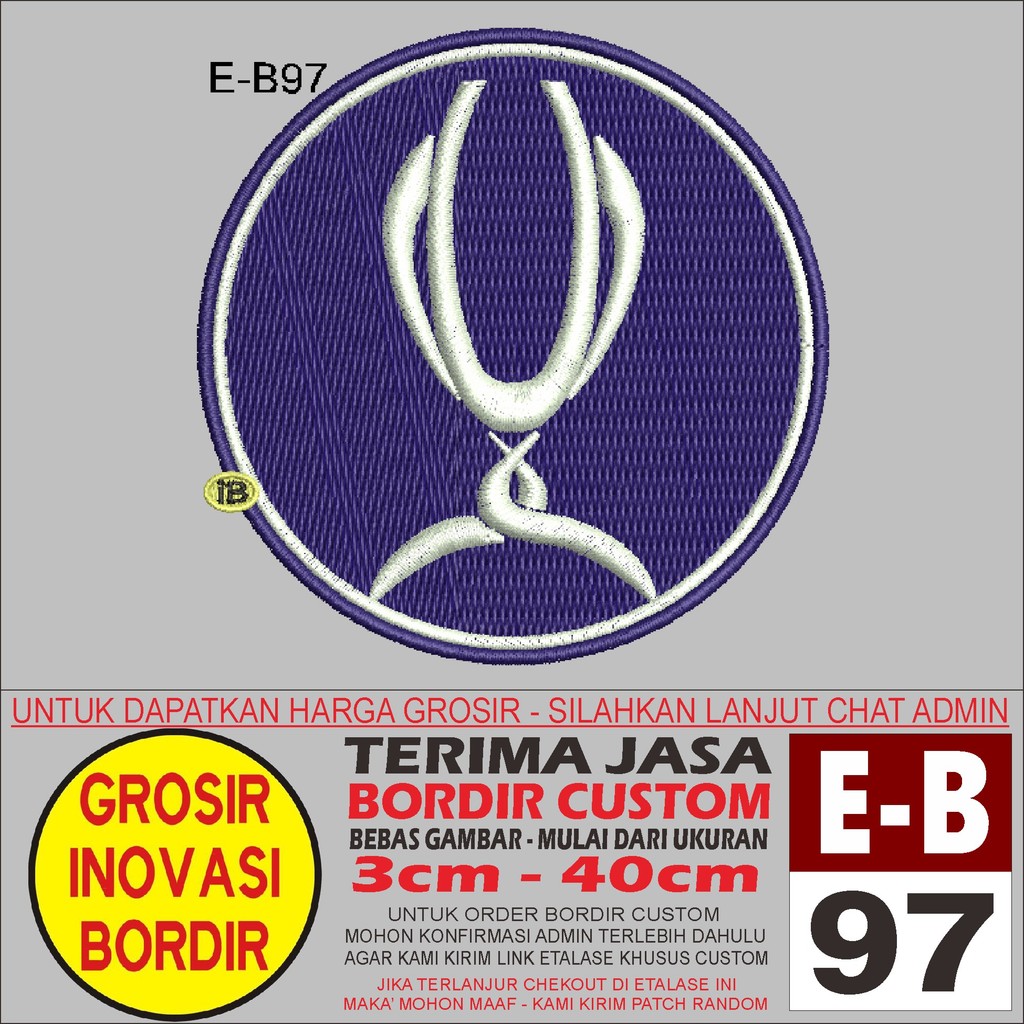 PATCH BORDIR E-B97 LOGO UEFA SUPER CUP - GIB REVIEW/TESTIMONI