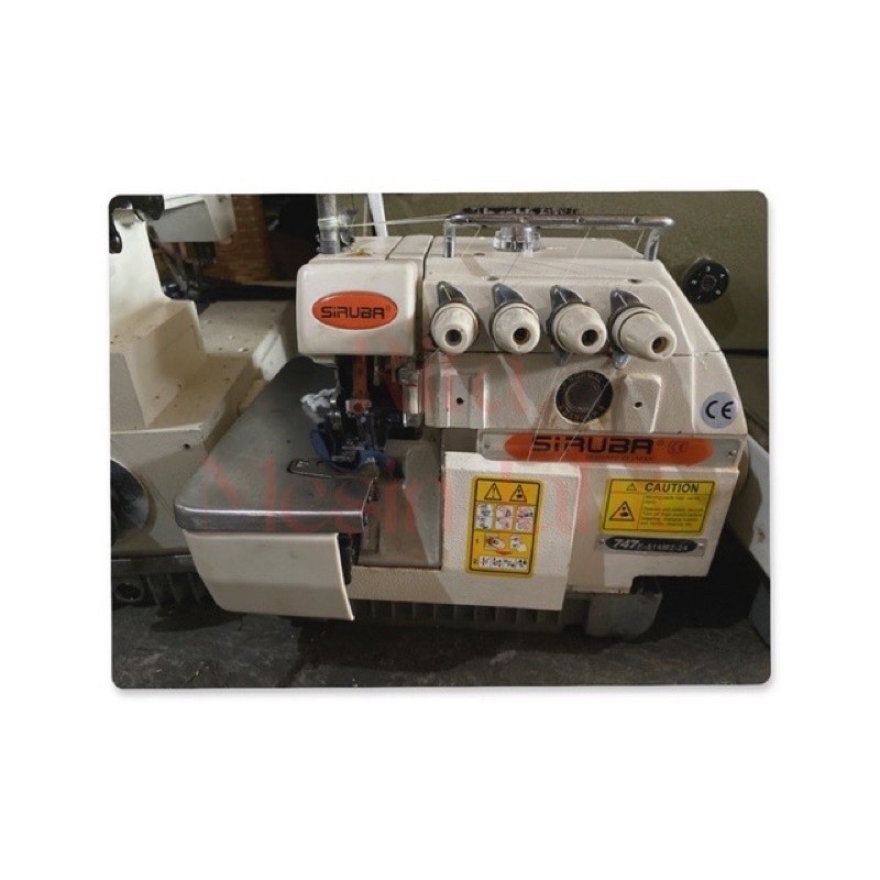 set mesin obras siruba second import benang 4 meja kaki dinamo baru servo