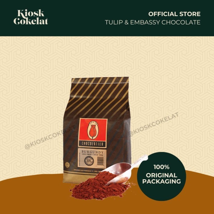 

Tulip Burgundy Cocoa Powder 2.5kg - Cokelat Bubuk