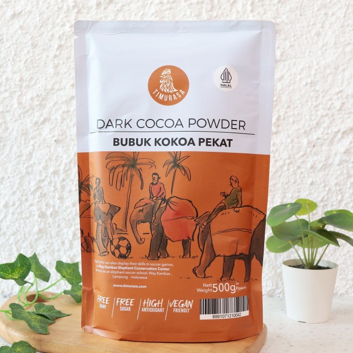 

Organic DARK Cocoa Powder Bubuk Cokelat Organik 500g - Timurasa