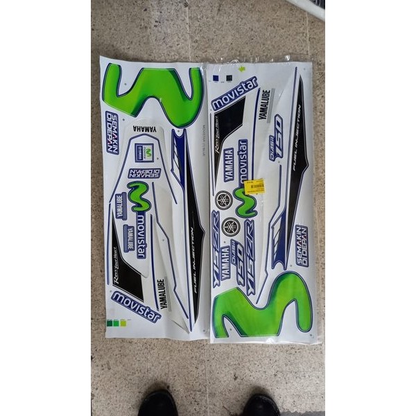 Original Impor Malaysia Jupiter Mx King Y15Zr Movistar Motogp Nos Striping Full Set Bodi Livery Lis 