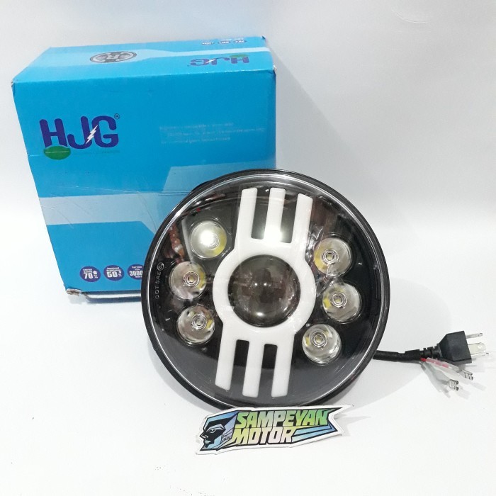 Headlamp Reflektor Lampu Depan Led Daymaker Cyclops 7 Inch Hjg Barang Langka