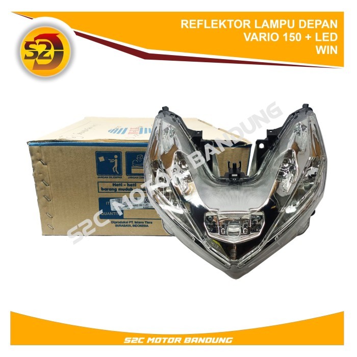 Reflektor Lampu Depan Vario 150 + Led Win Barang Langka