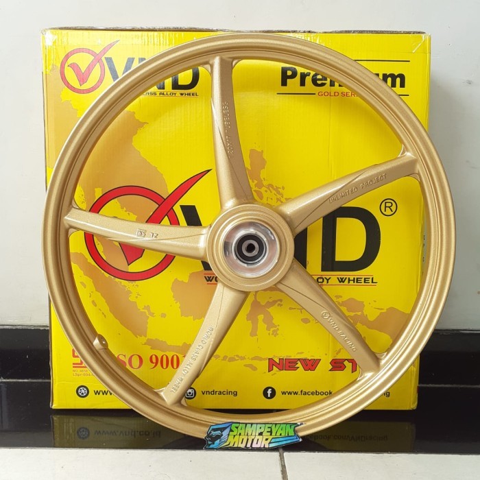 Velg Vnd Racing Palang 5 Depan Yamaha Mio Ring 17 - 120 Barang Langka