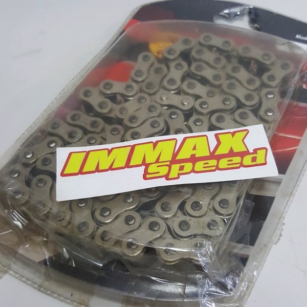 Yuzaka 428H 428H-104L 104 Mata 104L Racing Chrome Nickel Silver Chain Rantai Rante Jupi Jupiter Z Su