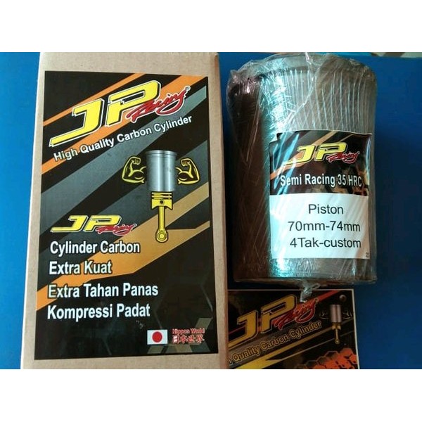 Liner Jp Racing Se Satria Fu Scorpio Cb150 Cbr Pcx 150 Nmax 155 Boring Sleeve Furing Vuring Block Bl