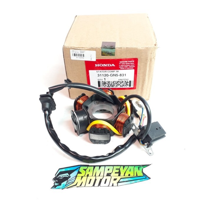 Spull Spul Stator Assy Honda Grand Original Ahm 31120-Gn5-831 Barang Langka