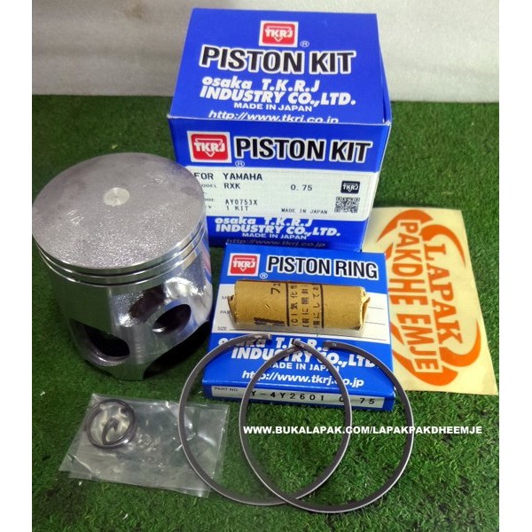 Piston Rx King Os 075 Tkrj Origina Tkrj Original Osaka Japan Seher Piston Kit Rx King Os Over Size 7