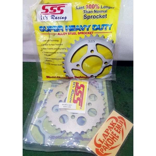 Gear Belakang Sss 415 35 Grand Supra 100 415 Tipis Sss Original Kev  Barang Langka
