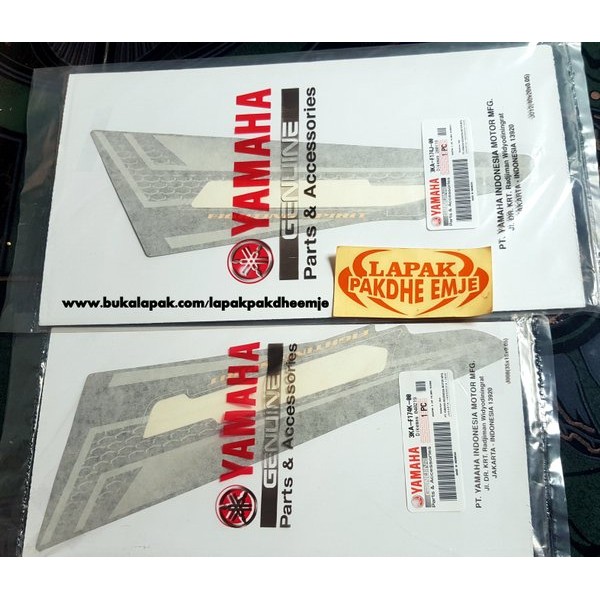 Sticker Tutup Aki Rx King 2004 Original Untuk Tangki Hitam Stiker Striping Rx King Cover Side 2004 B