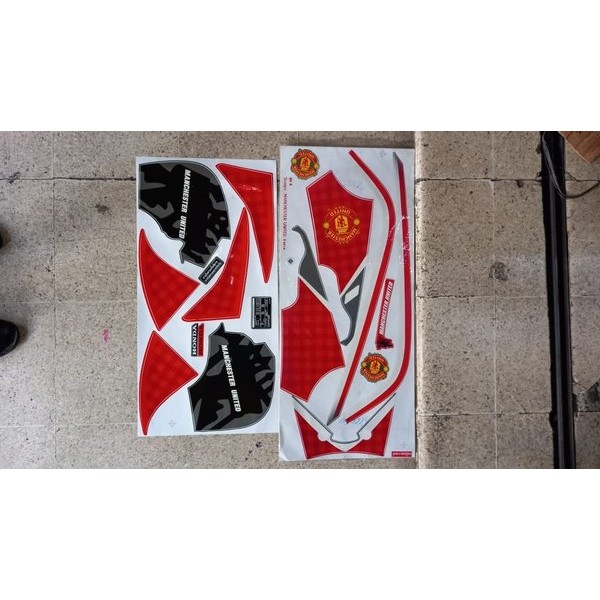 Original Impor Thailand Scoopy R Nos Striping Stiker Full Set Bodi Livery Lis Body Asli Original Sti