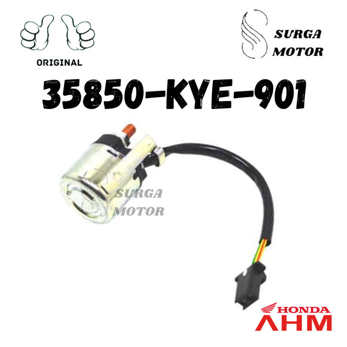 Switch Relay Bendik Assy Starter Ma Megapro Monoshock 2010 Stater Ori Barang Langka