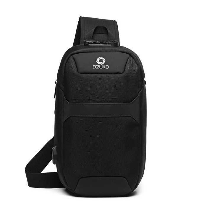 Ozuko Sling Bag #9270 - Black