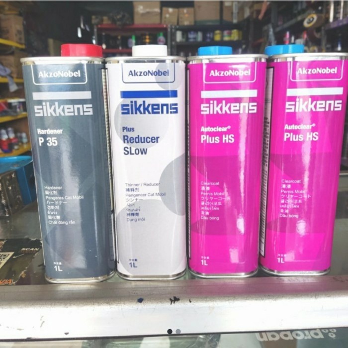 READY PAKET PERNIS MOBIL CLEAR COAT SIKKENS HS PLUS HARDENER THINNER 211
