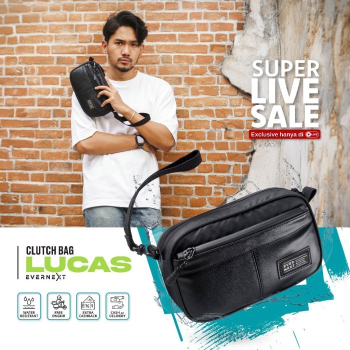 

TERLARIS EVERNEXT - HAND BAG LUCAS MULTIFUNGSI 3 IN 1 SLING BAG ANTI AIR CLUTCH BAG POUCH BAG