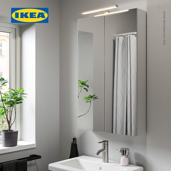 Ikea Vthult Lampu Led Kabinet / Kaca 350Mm Best Seller