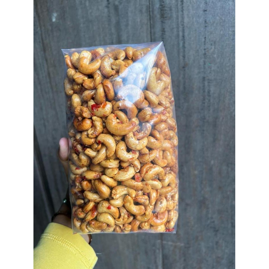 

terbaru !!! kacang mete pedas manis oven 1kg ready